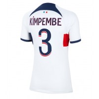 Camiseta Paris Saint-Germain Presnel Kimpembe #3 Visitante Equipación para mujer 2023-24 manga corta